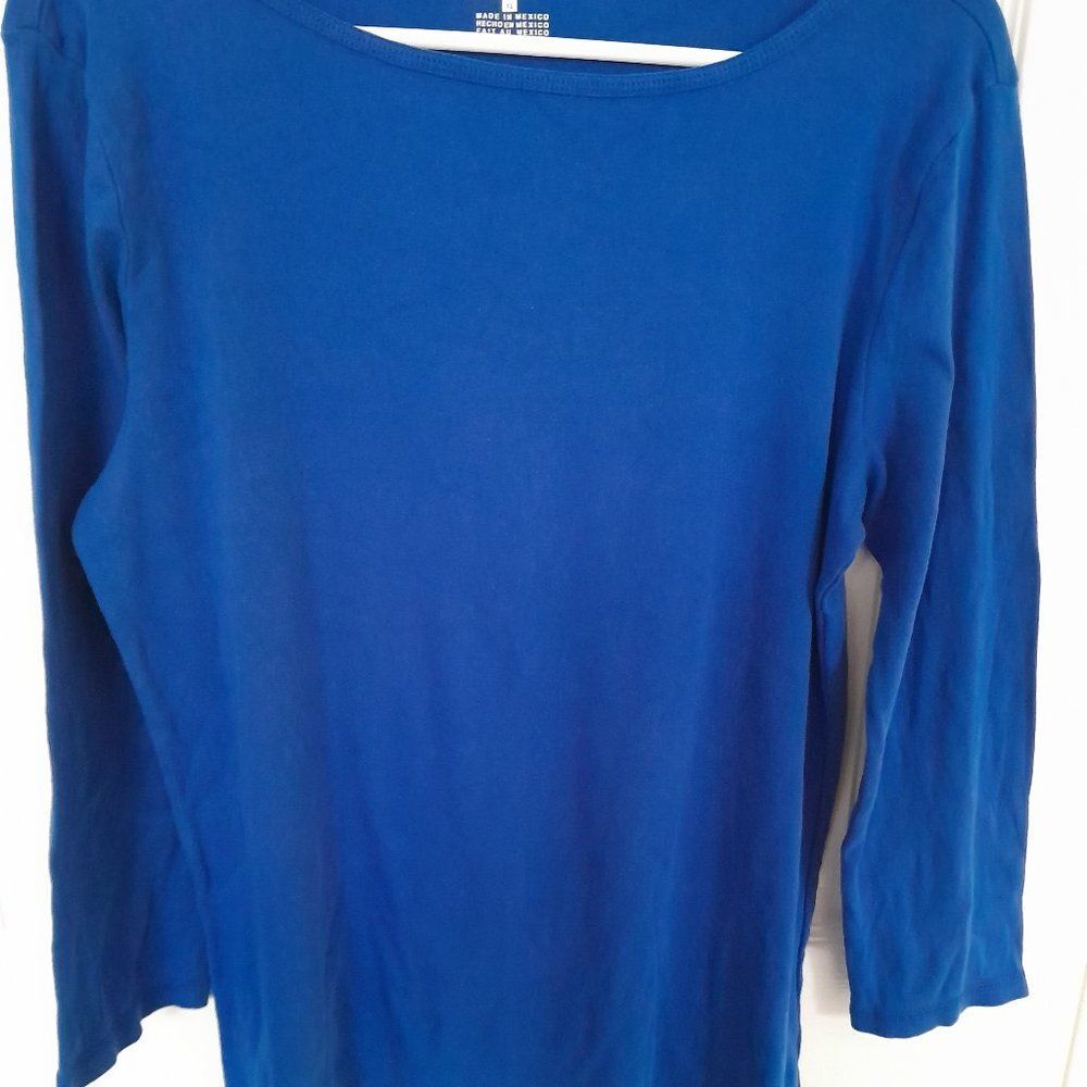 Jones New York Sport Blue Long Sleeve XL